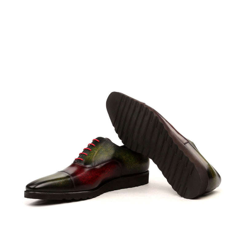 Tice Oxford patina Shoes - Premium Men Dress Shoes from Que Shebley - Shop now at Que Shebley