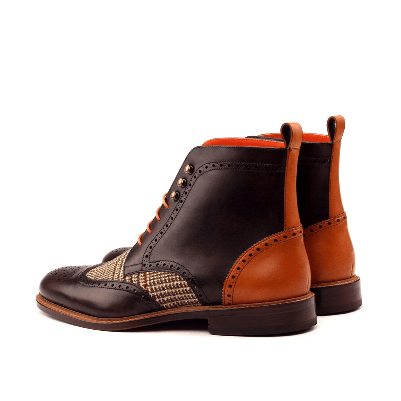 Tychon Military Brogue Boots - Premium Men Dress Boots from Que Shebley - Shop now at Que Shebley