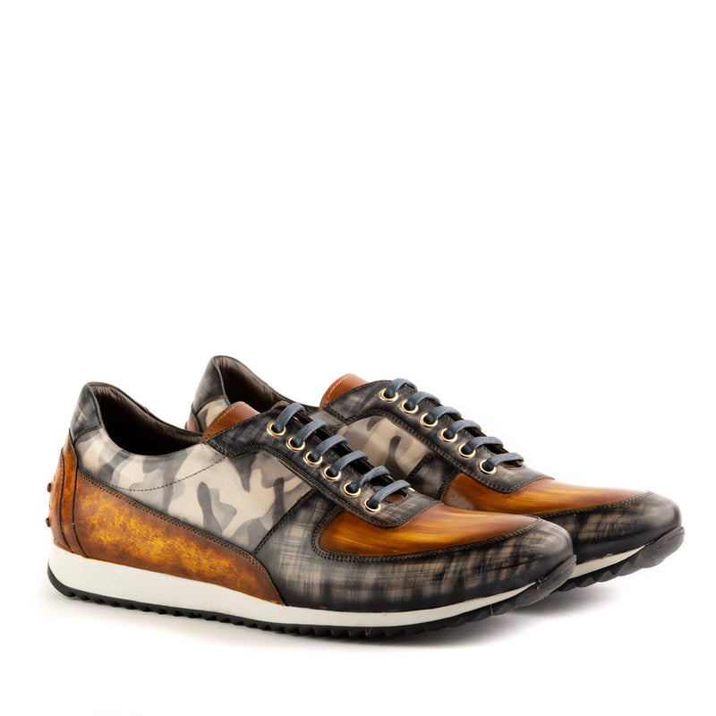 Vincent II Corsini Patina Sneakers - Premium Men Casual Shoes from Que Shebley - Shop now at Que Shebley