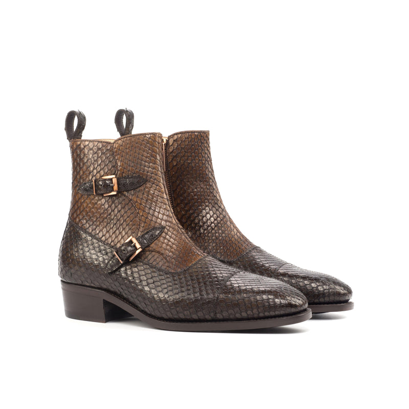 Wafi Python Octavian Boots - Premium Men Dress Boots from Que Shebley - Shop now at Que Shebley