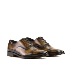 Walker Patina Oxford shoes - Premium Men Dress Shoes from Que Shebley - Shop now at Que Shebley