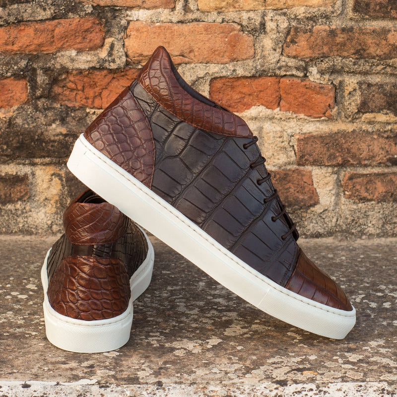 Willy Alligator high top sneakers - Premium Men Casual Shoes from Que Shebley - Shop now at Que Shebley