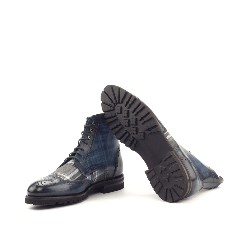 Zeno Military Brogue Patina Boots II - Premium wholesale from Que Shebley - Shop now at Que Shebley