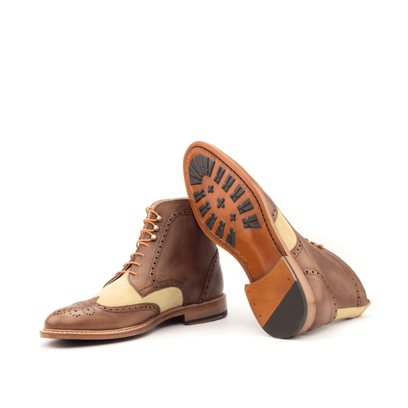 Zoticus Military Brogue Boots II - Premium wholesale from Que Shebley - Shop now at Que Shebley