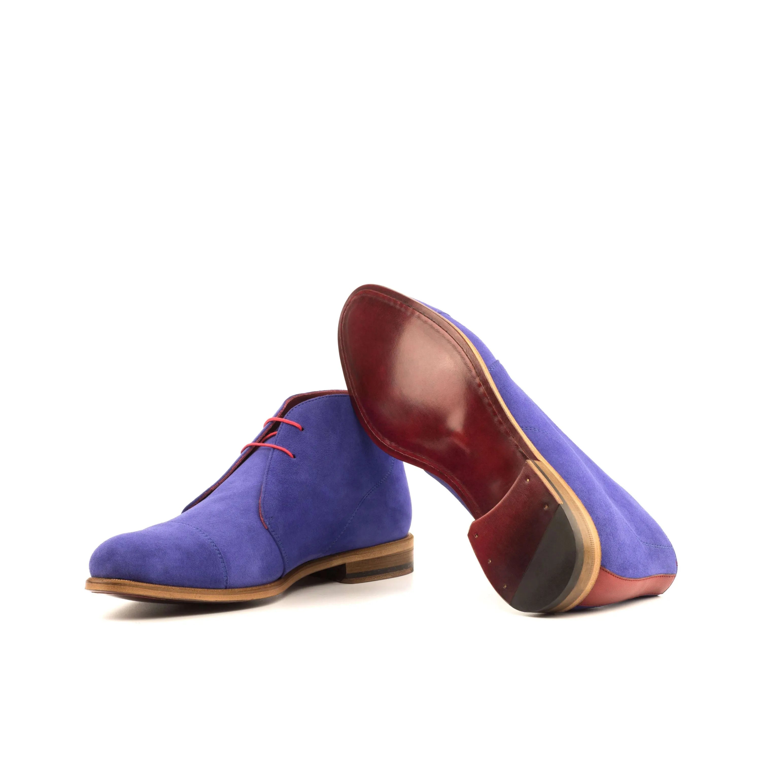 Admiral Chukka boots in blue suede showcasing stylish and versatile footwear options