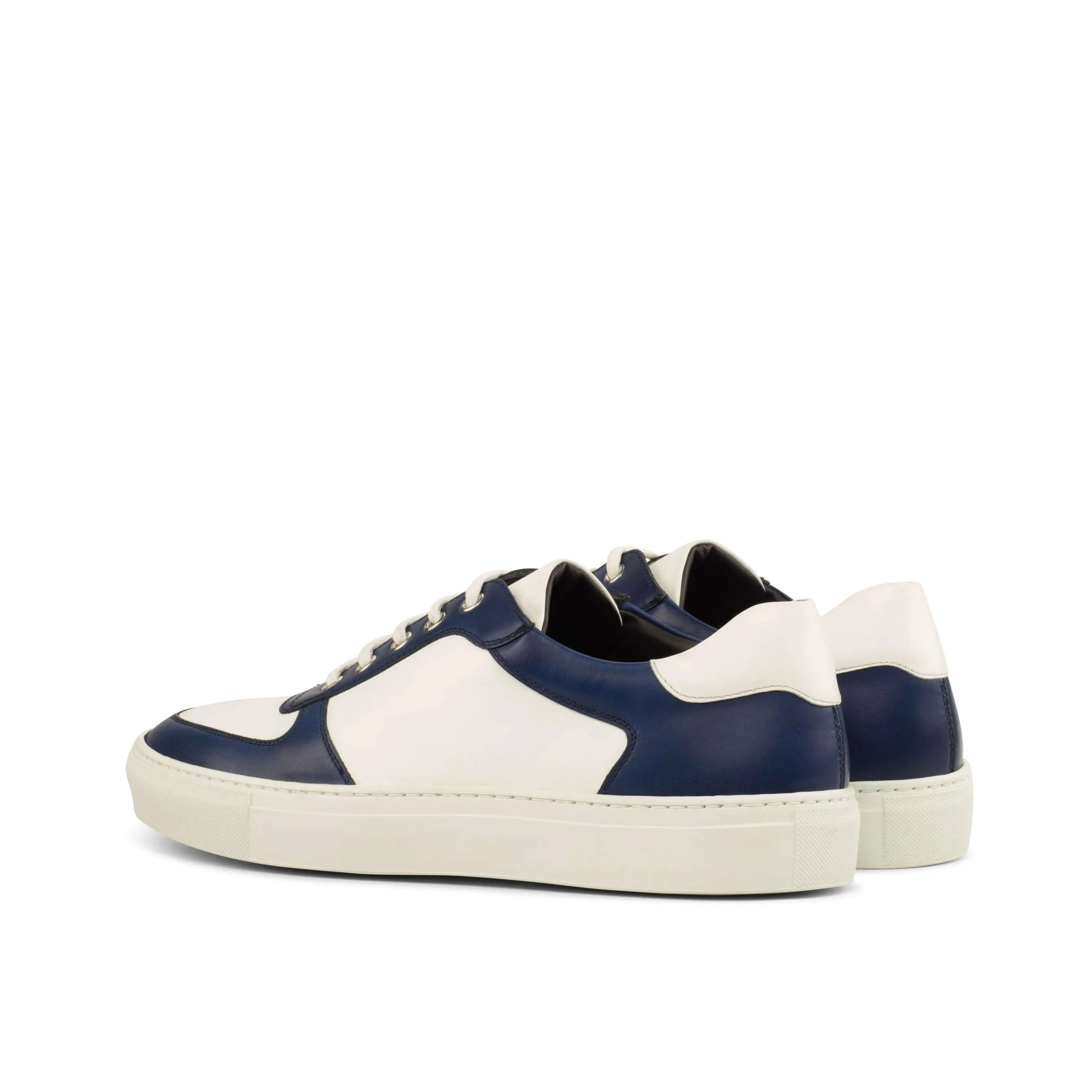 Two-tone calf leather AL70 Low Top Sneakers, stylish and versatile trainer sneaker