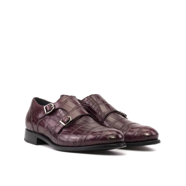 Amiri Alligator Double Monk - Men Dress Shoes