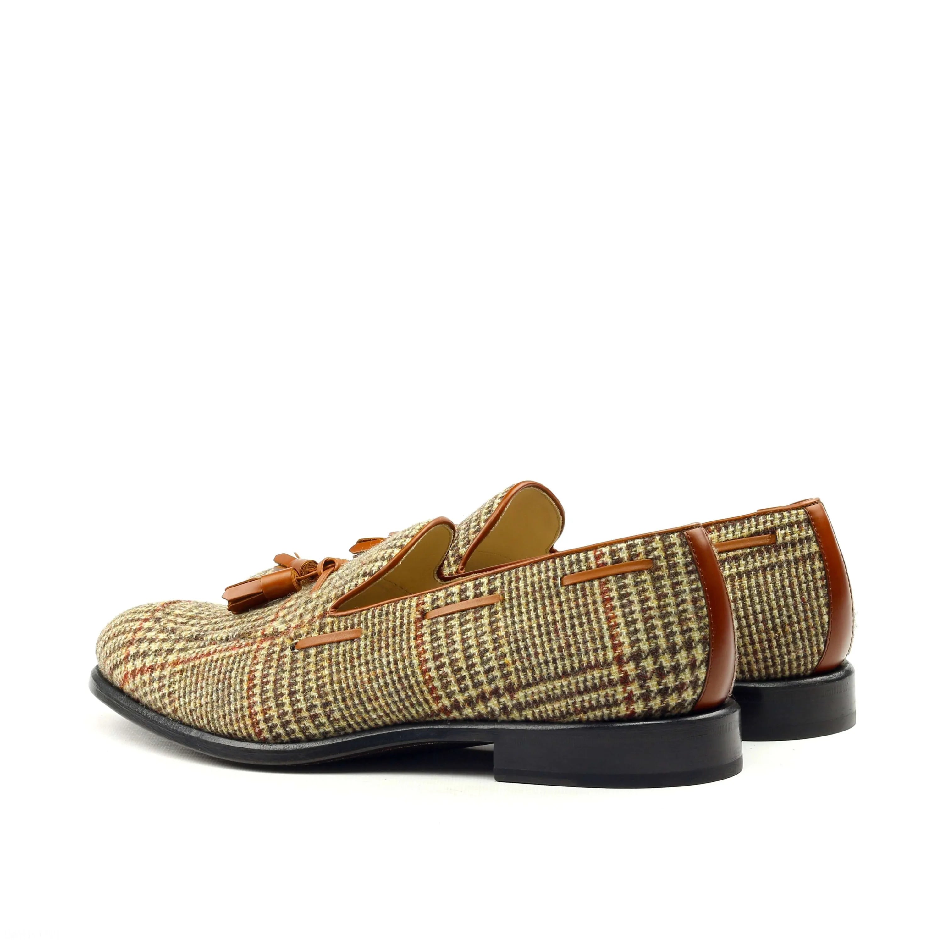 Tweed tassel loafers from Avidon Loafers perfect for sophisticated style