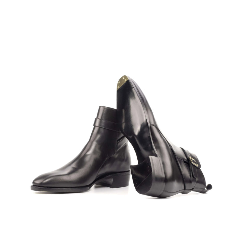 Pair of black leather ankle boots from the Beckam Jodhpur Boots collection