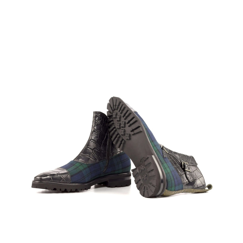 Two patterned ankle boots, showcasing the stylish Botanic Octavian Boots II design