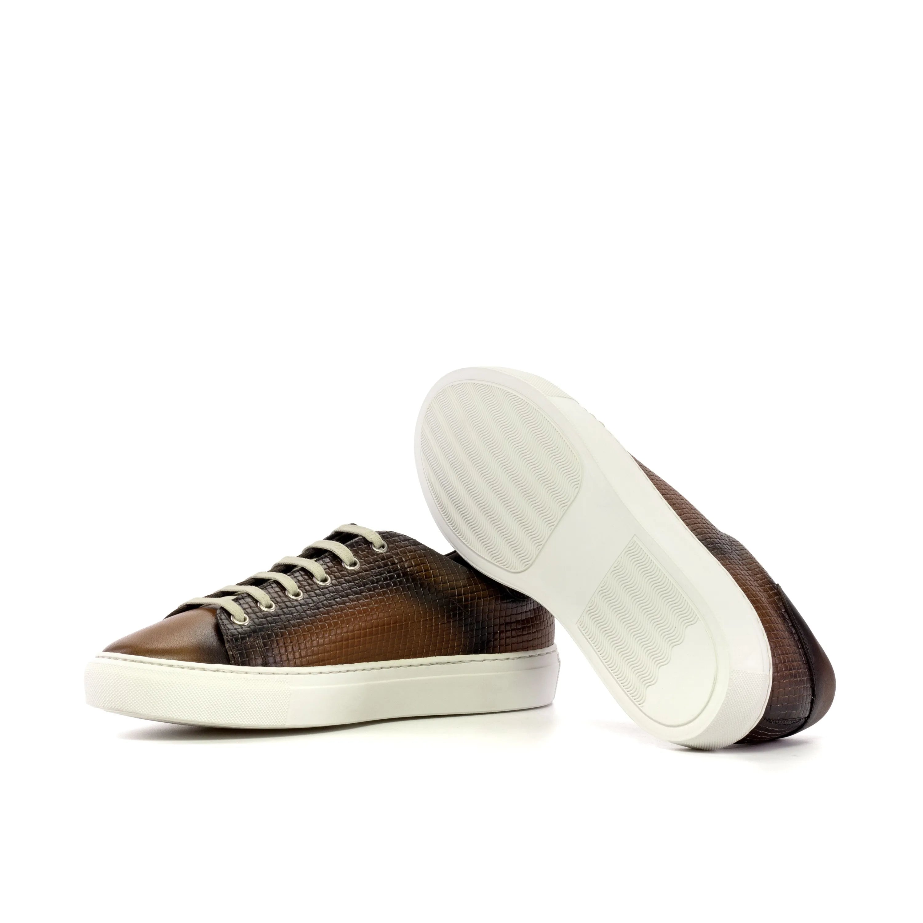 Brown leather CapaFive Trainer Sneaker designed for style and comfort in casual wear