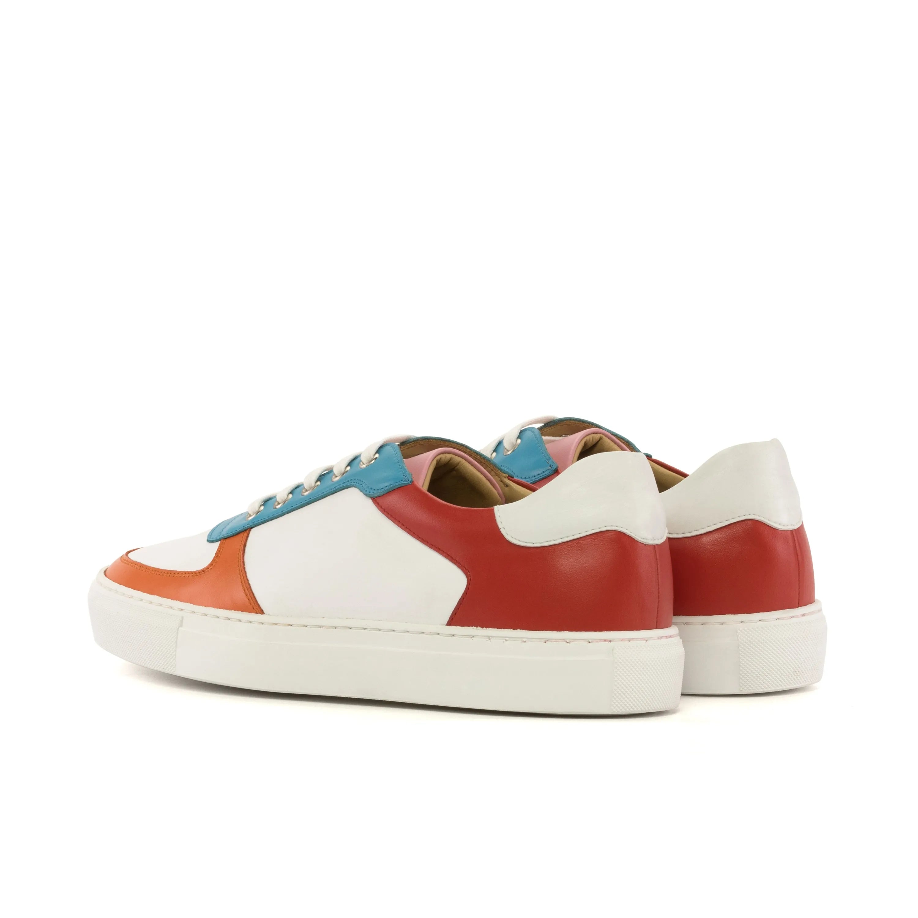 Colorful Nappa leather Castor Low Top sneakers, stylish trainer sneakers for everyday wear