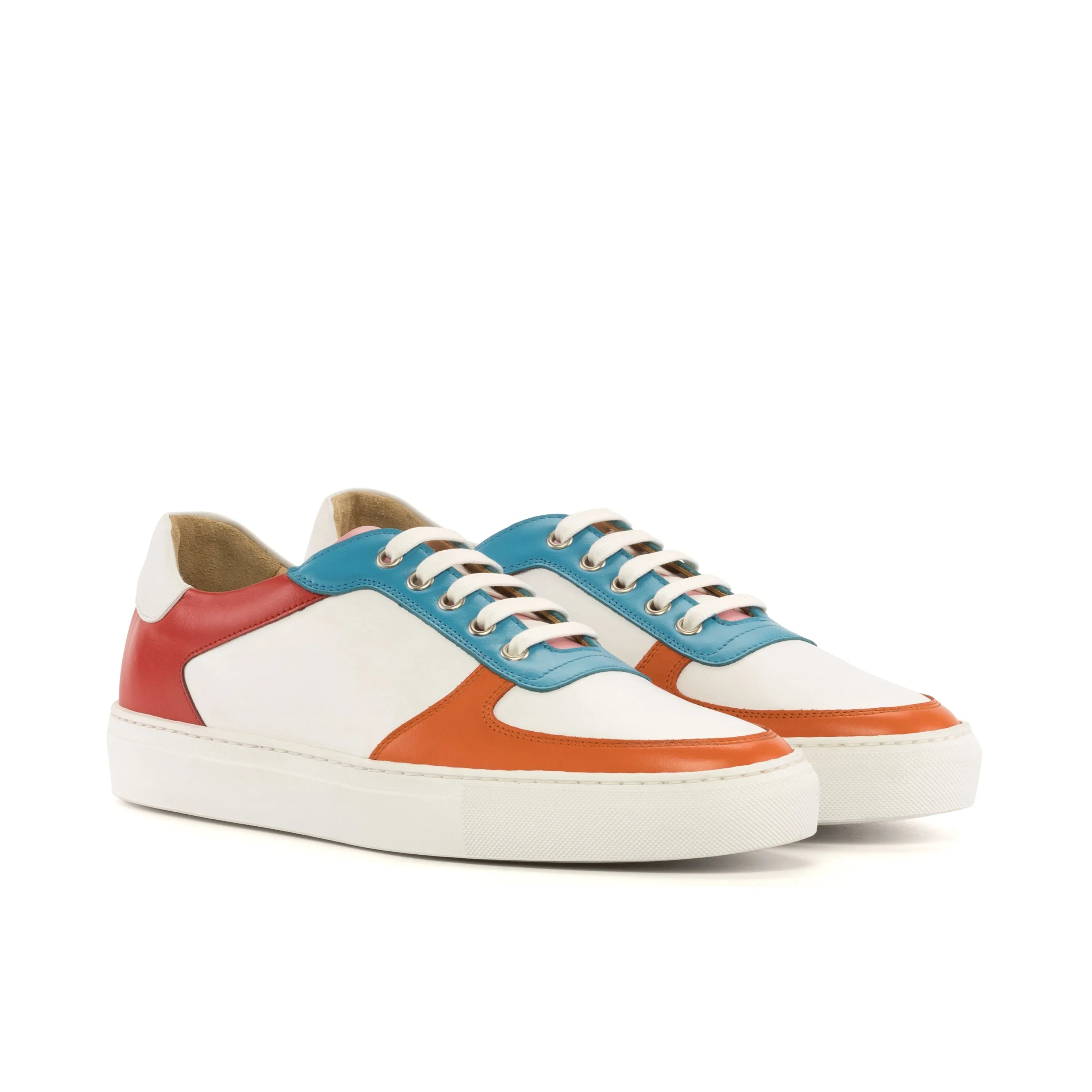 Colorful Nappa leather Castor Low Top Sneaker showcasing a stylish trainer design