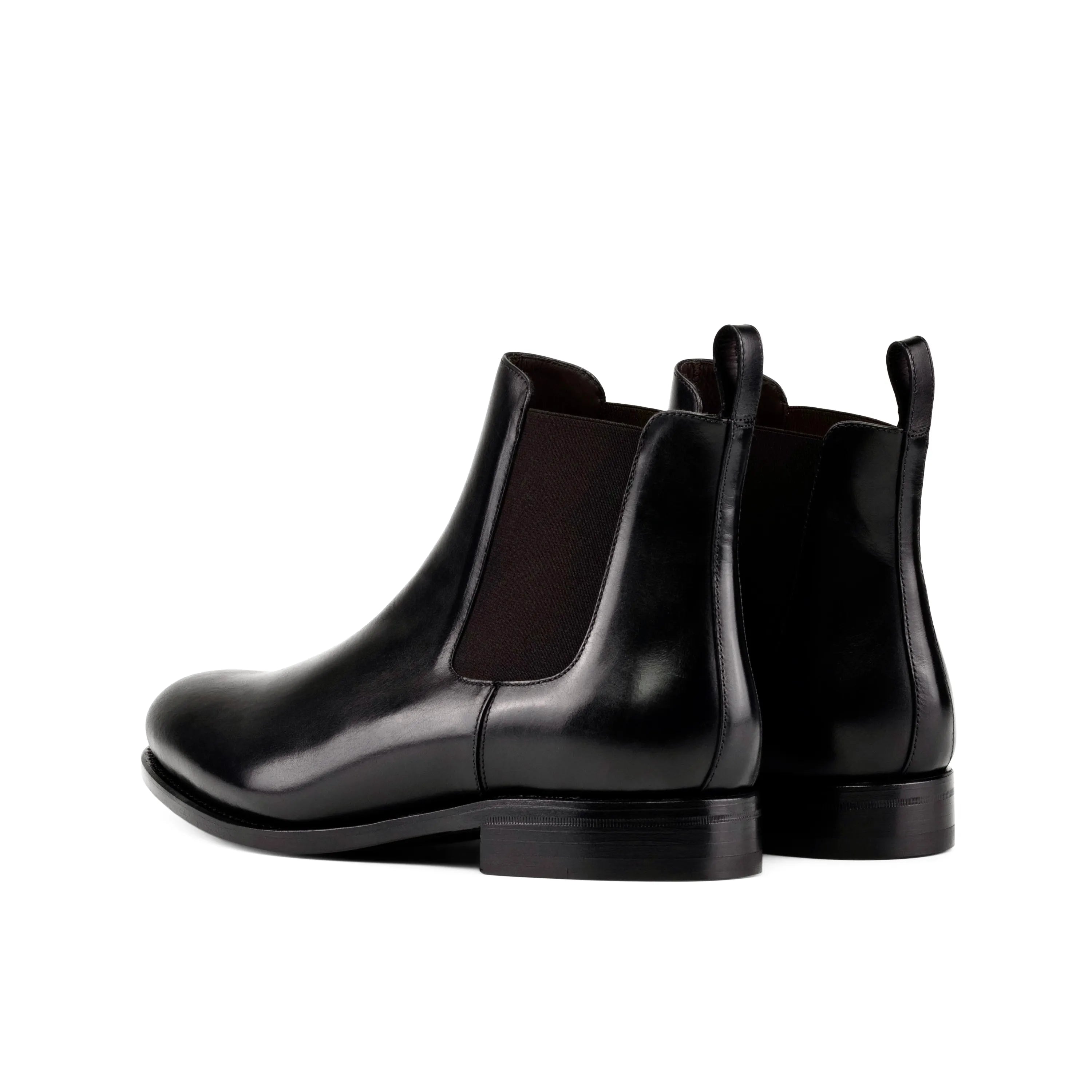Pair of black leather Ciro Chelsea Boots for a stylish and modern look in fast lane fashion