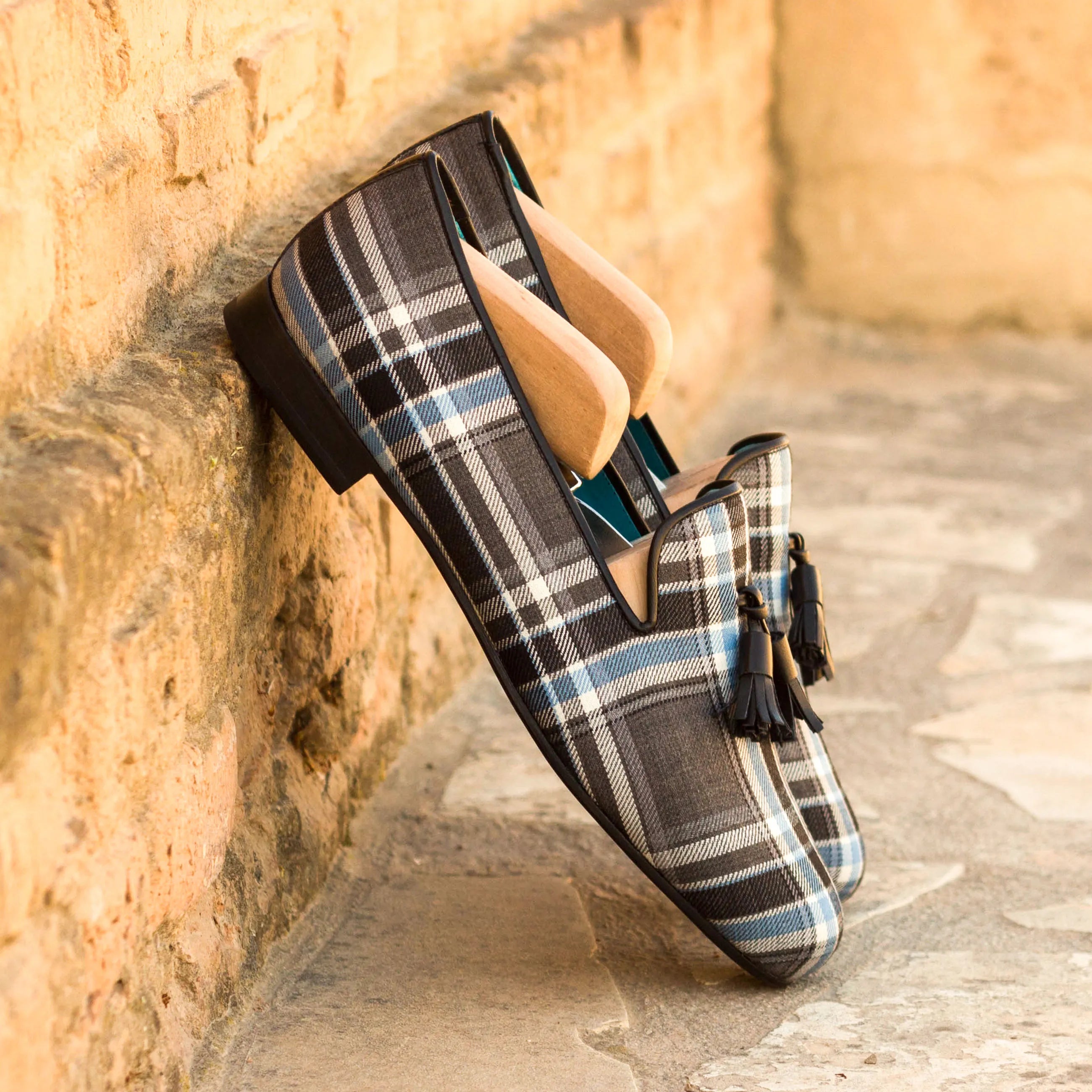 Plaid tassel loafers from the Cruz Wellington Slipon collection for stylish comfort