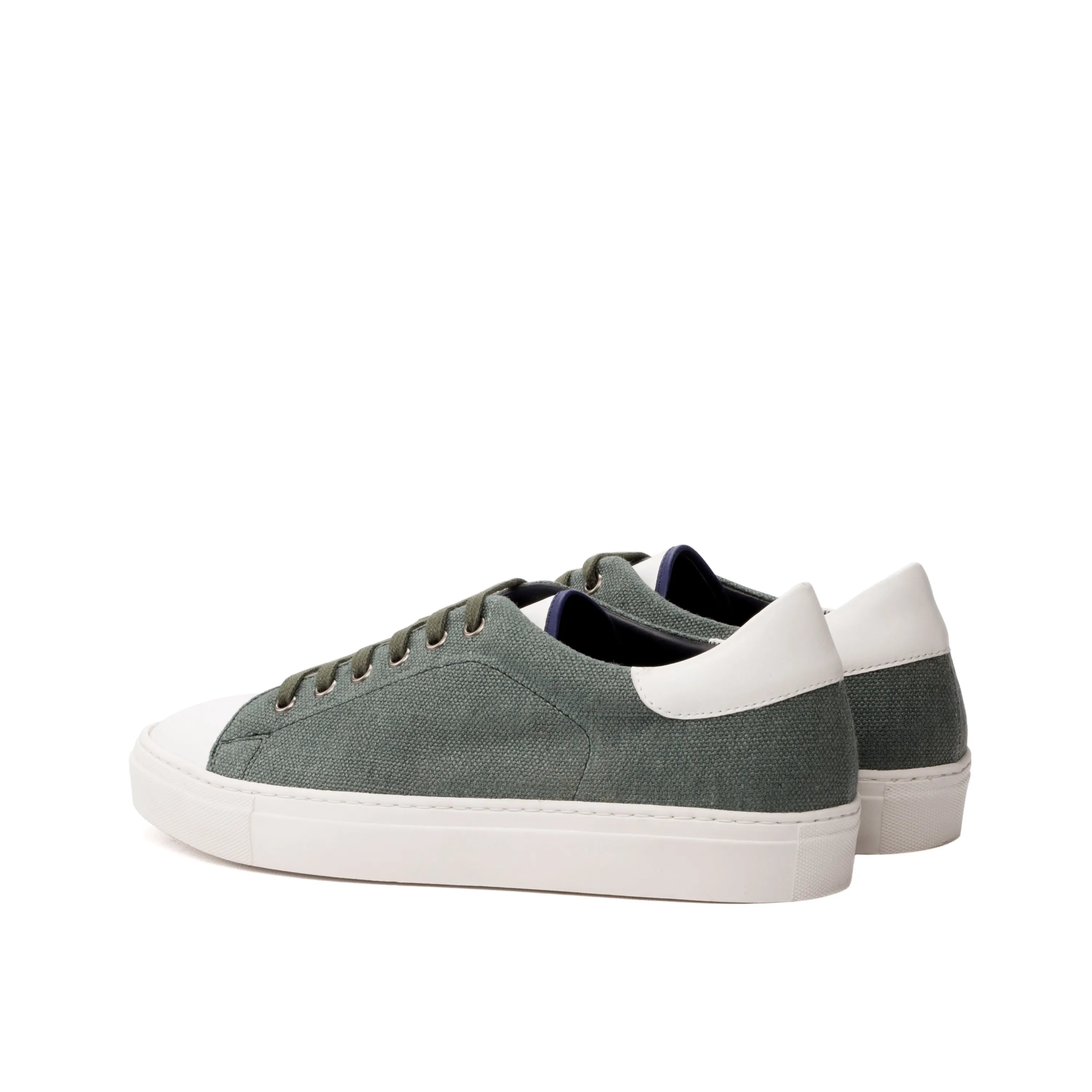 Gray Canvas Sneakers featured in Davit Trainer Sneaker II with Cupsole Trainer design