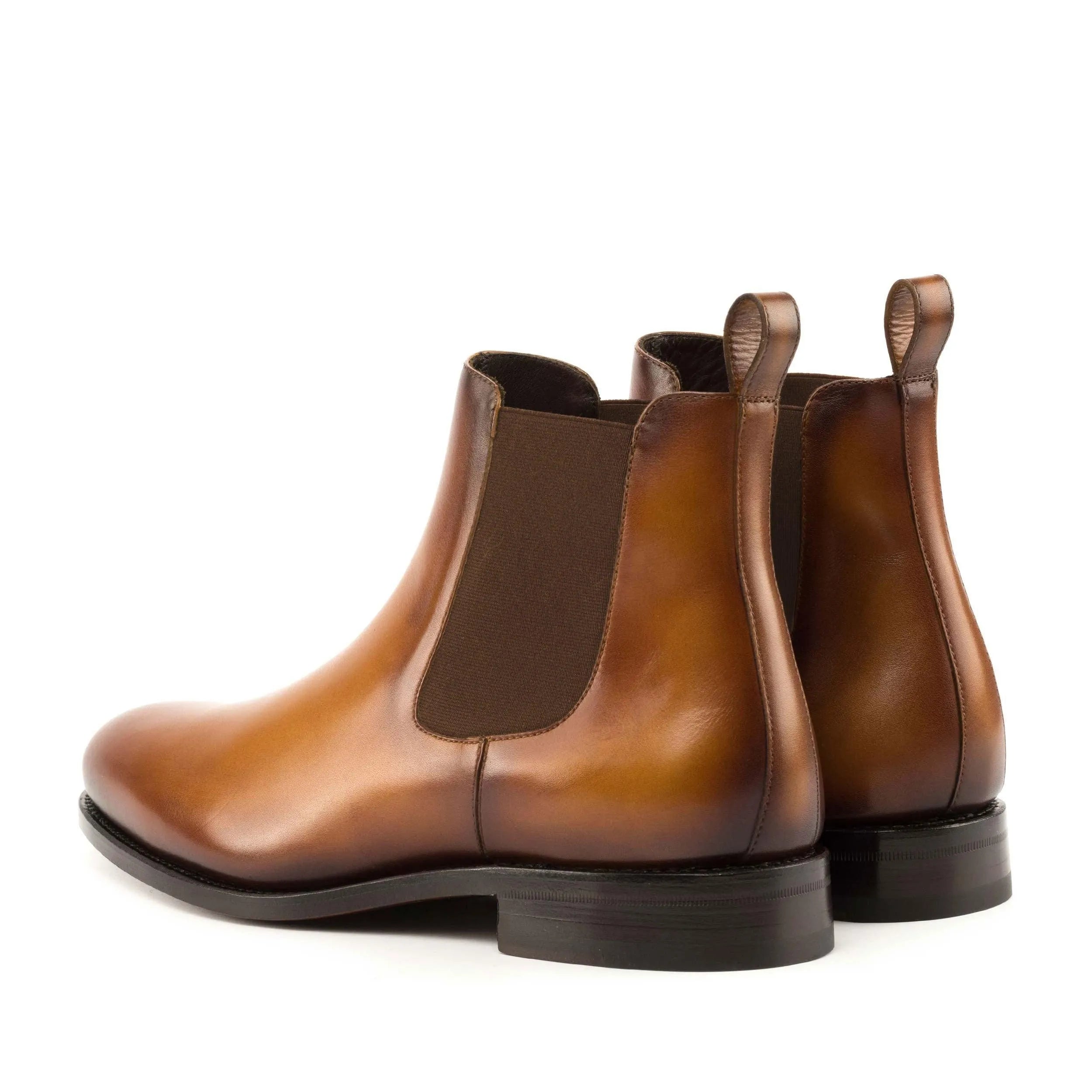 Brown leather Fando Chelsea Boots showcasing elegant style and durability for fast lane wear