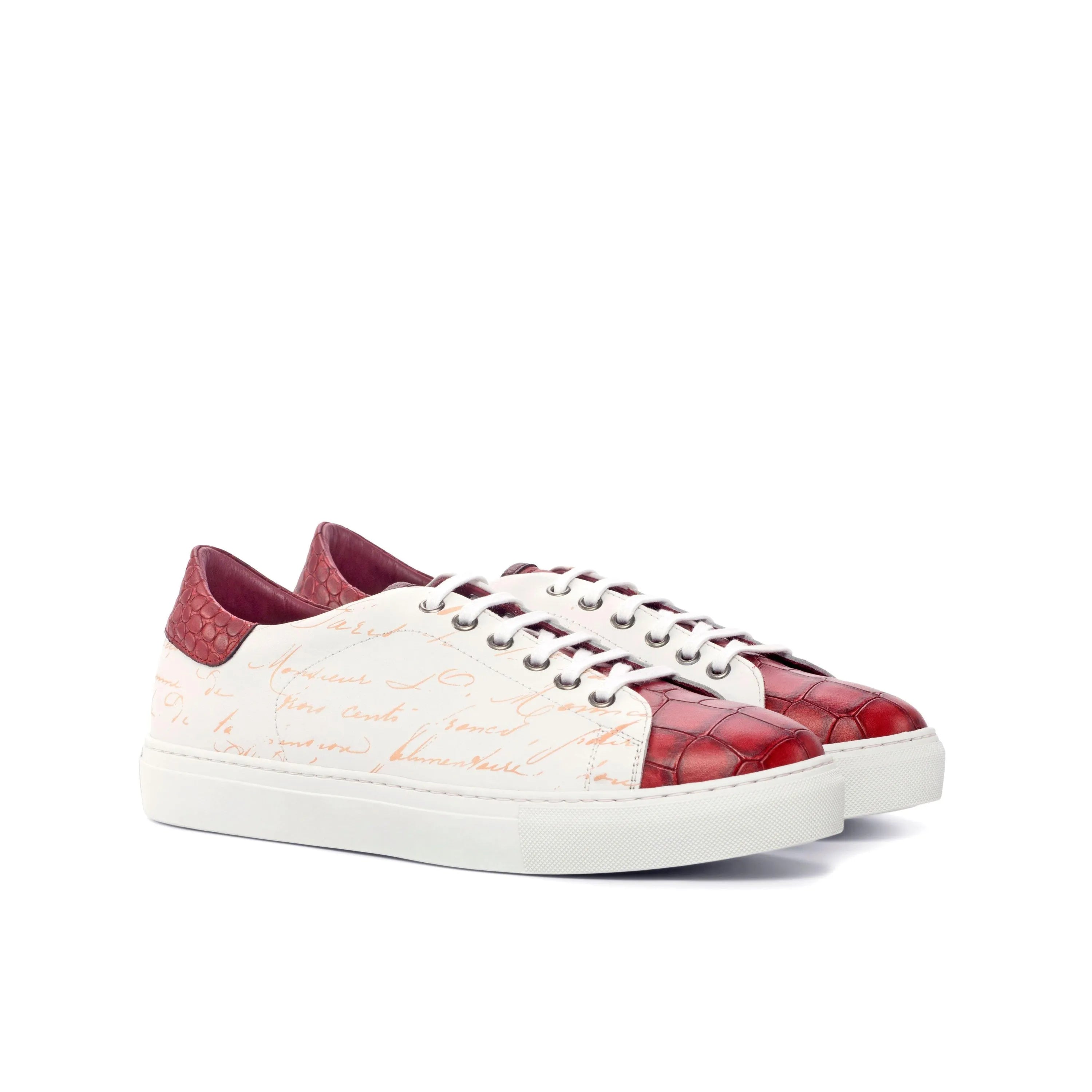Red and white patterned G59 Trainer Sneaker II showcasing stylish design and comfort
