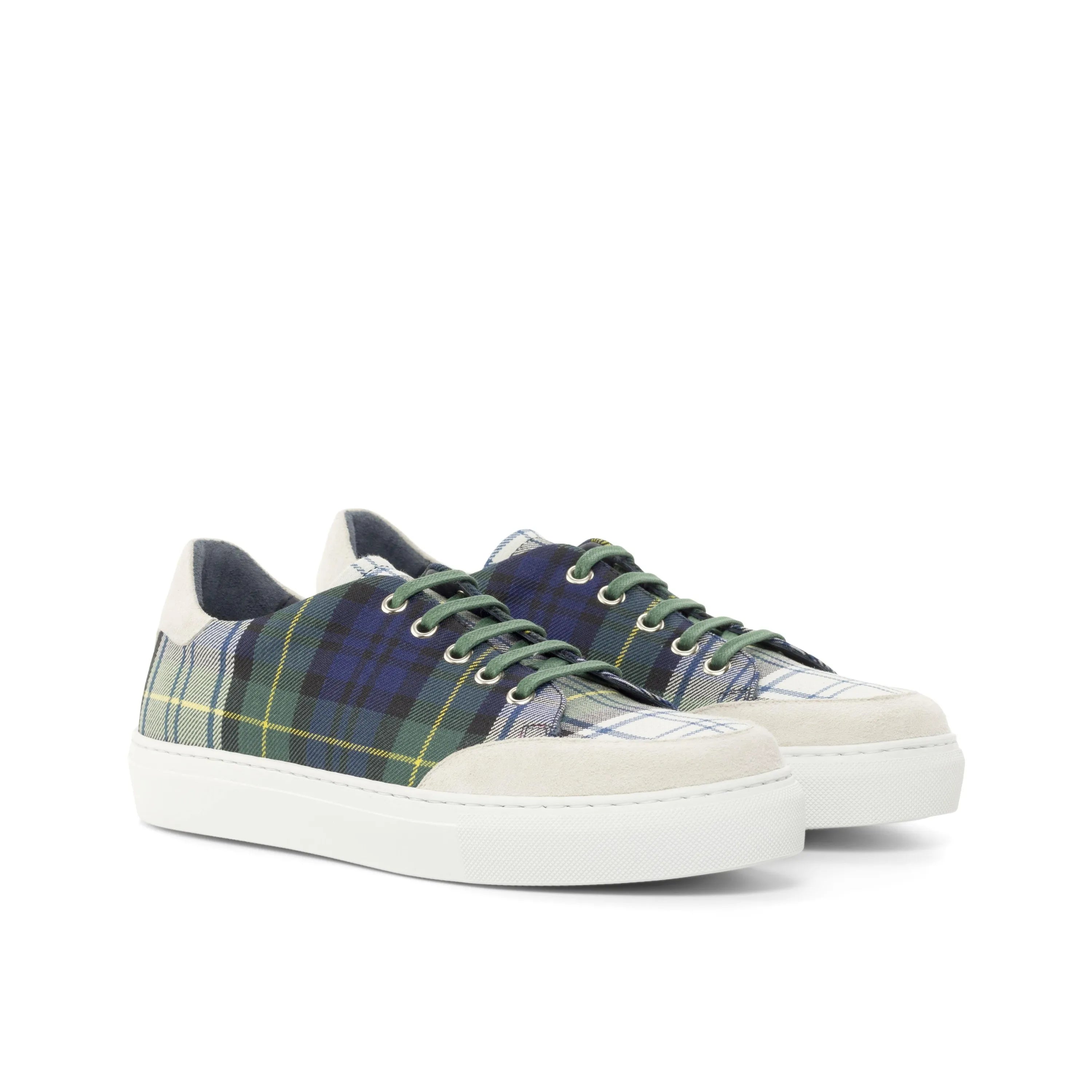Plaid low-top Gavina Ladies Tennis Sneakers for stylish casual wear