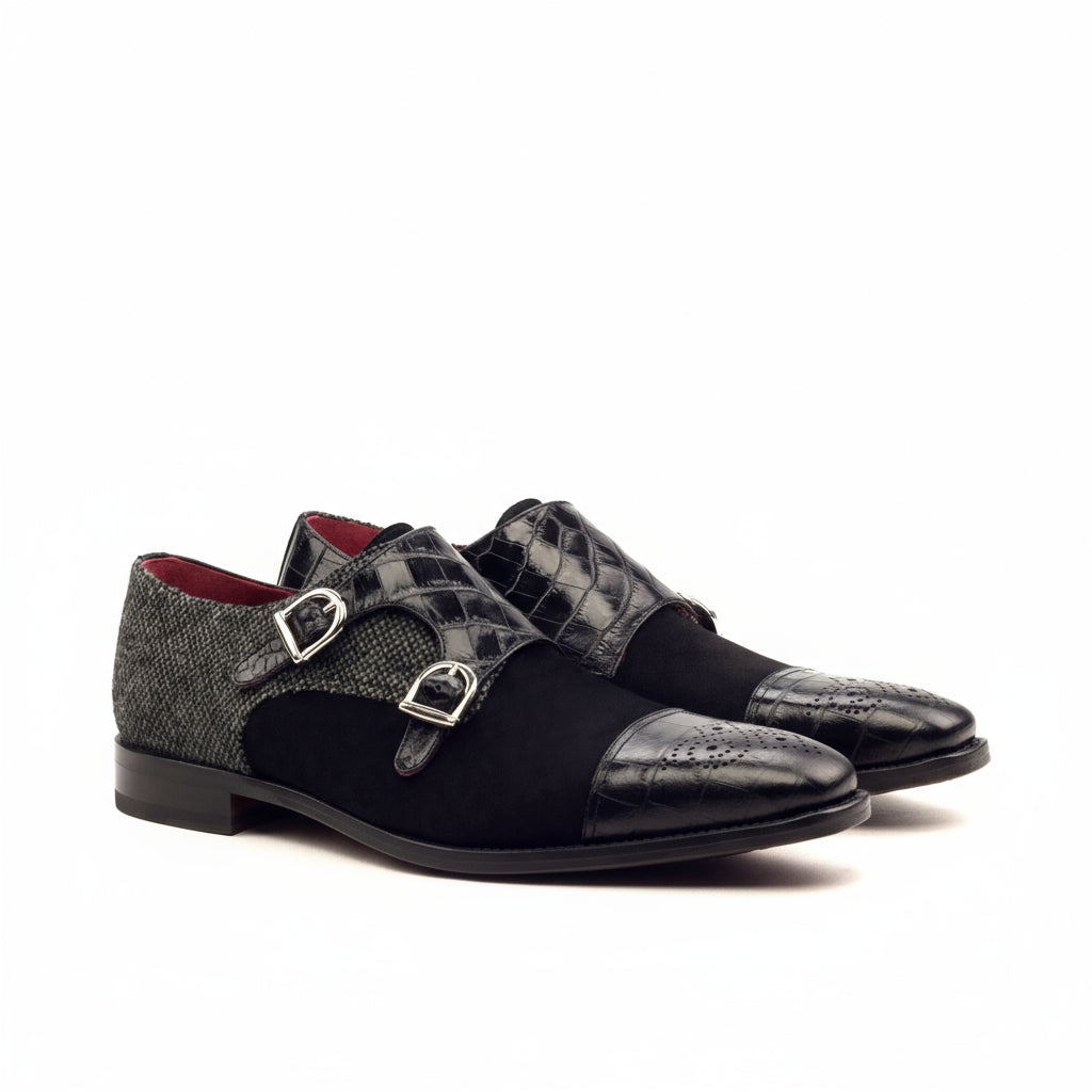 Pair of double monk strap shoes from the Gent Double Monk collection