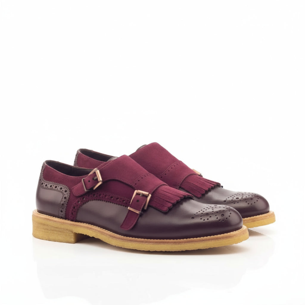 Gina Kiltie unisex Monk Strap - women dress shoes