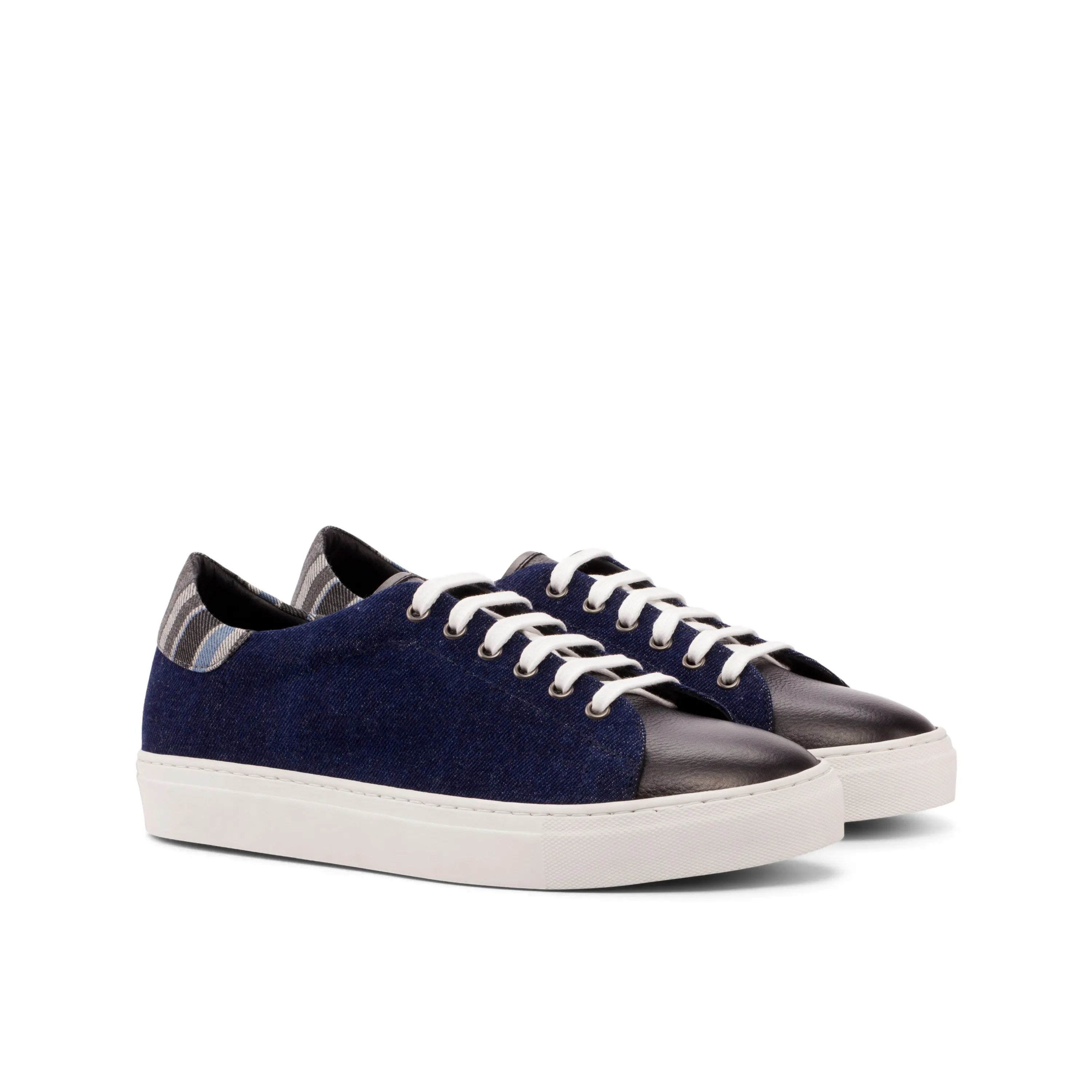 Navy suede and leather Ioway Trainer Sneaker for stylish and comfortable footwear