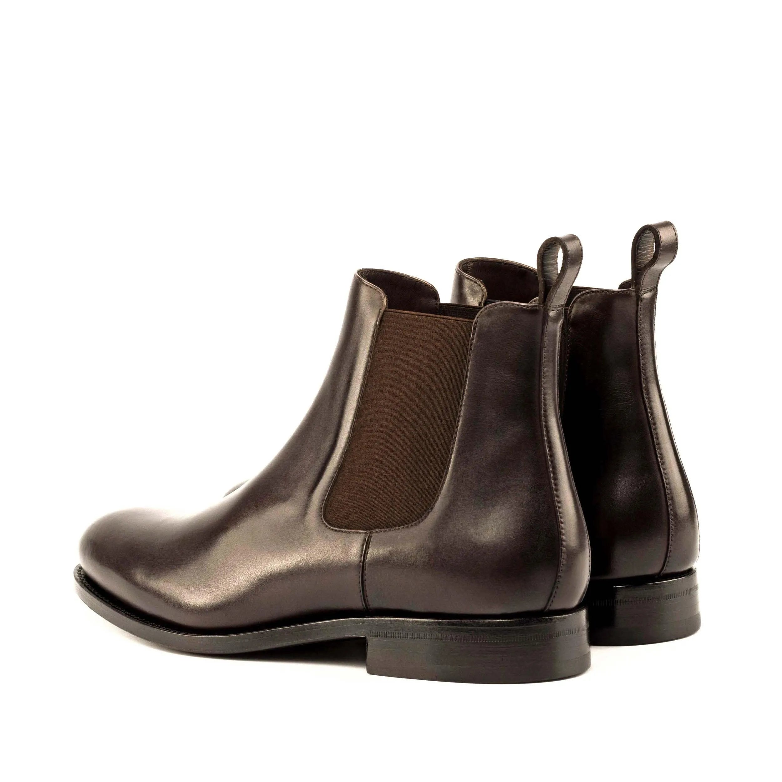 Brown leather Jackson Jr Chelsea Boots for a stylish look in the fast lane