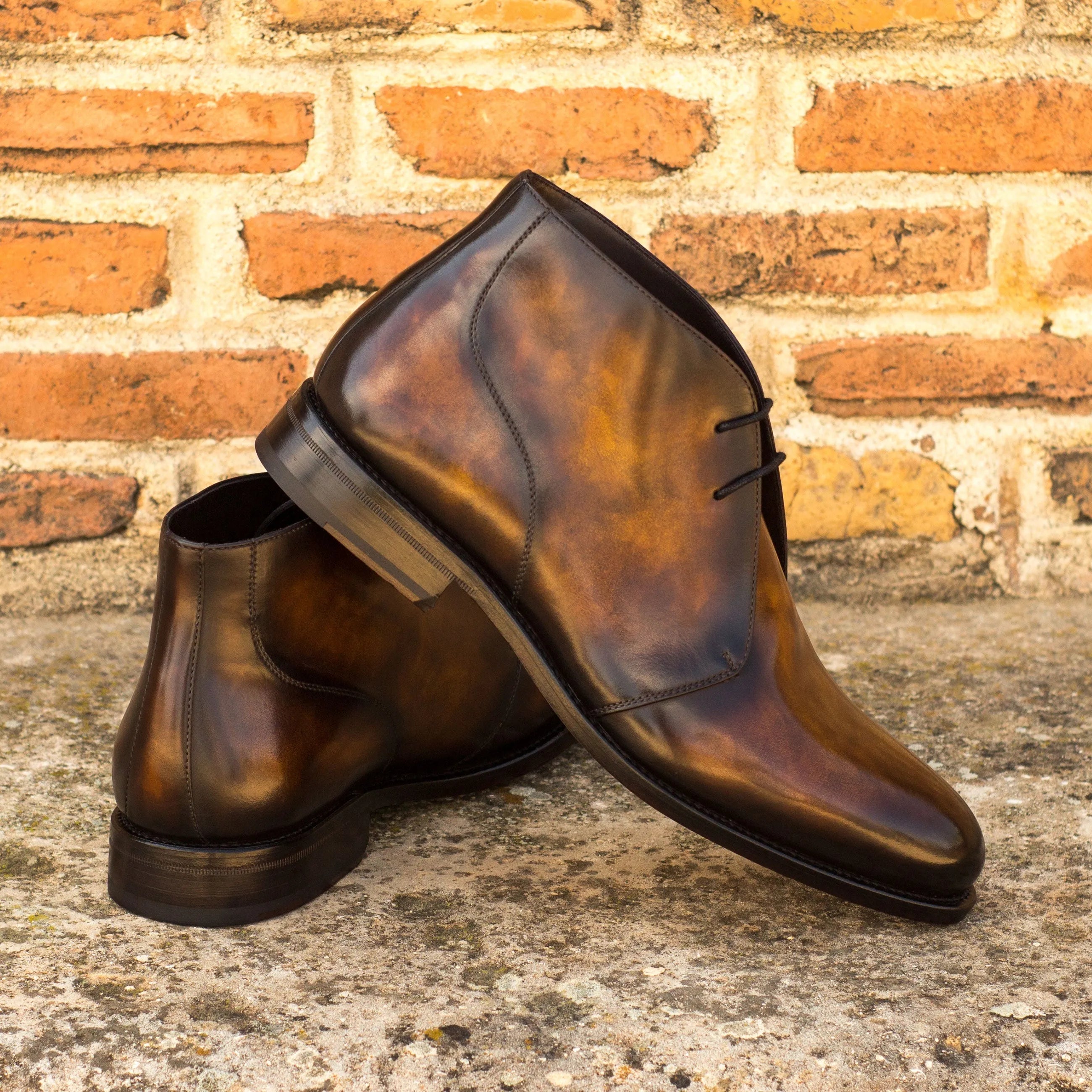 Stylish Leather Chukka Boots: Jonas Patina Chukkas for modern sophistication