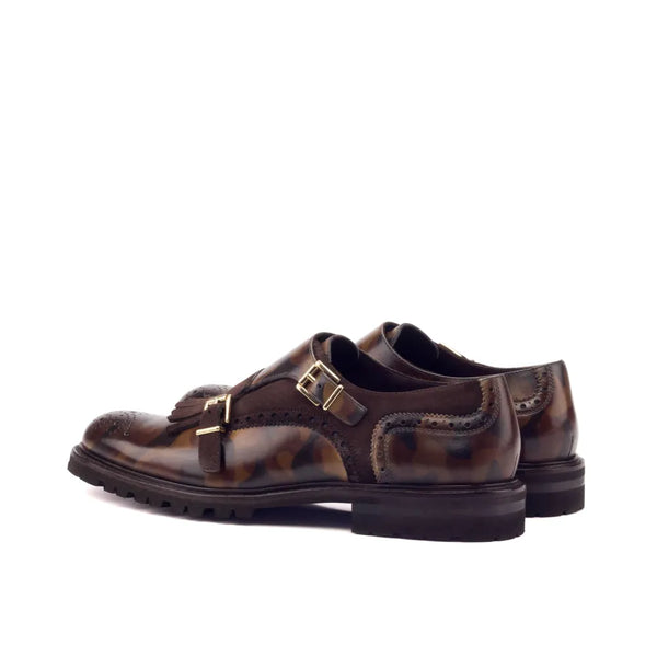 Juliet Kiltie Womens patina Monk - women dress shoes