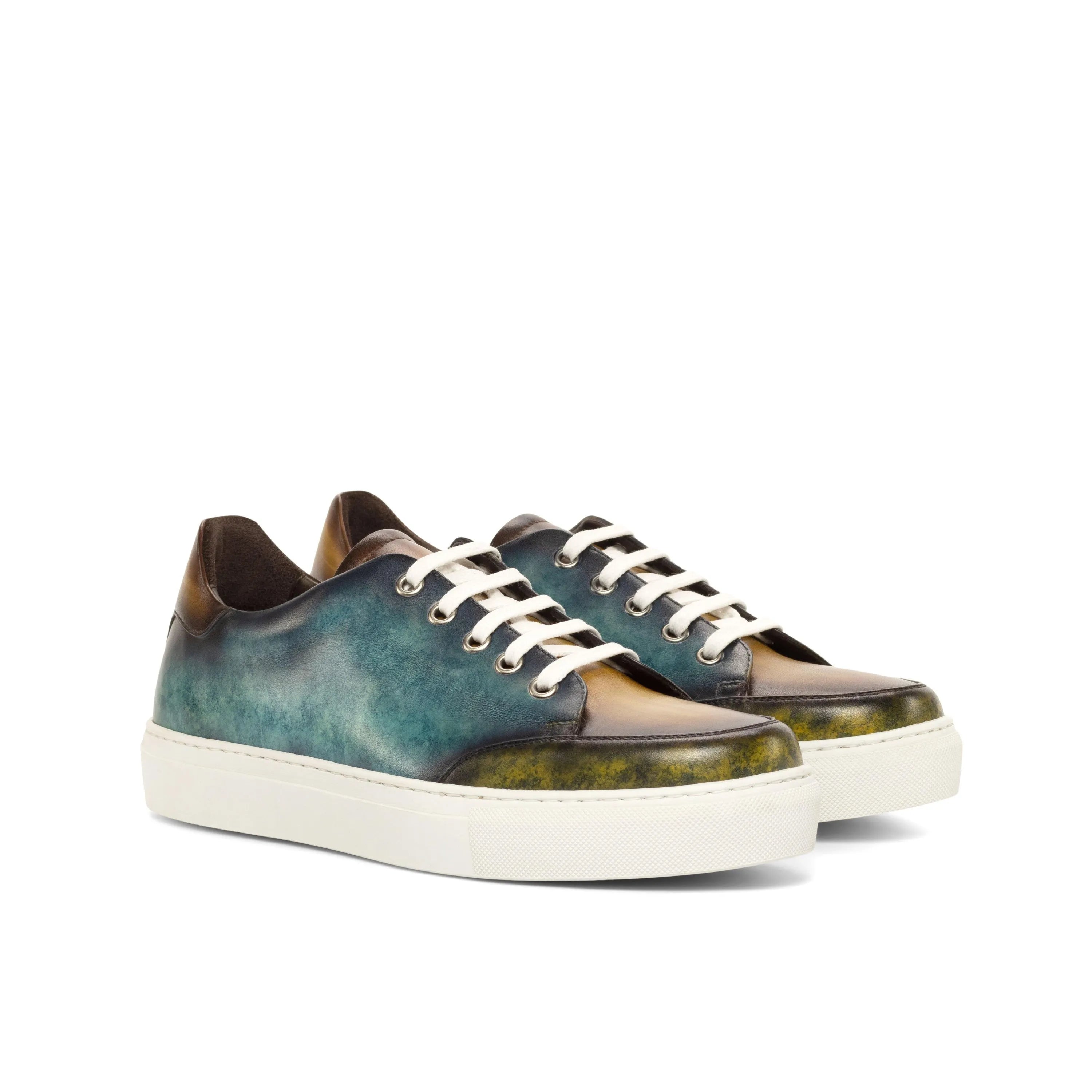 Leather low-top Jullia Ladies Patina Tennis Sneaker for stylish casual wear
