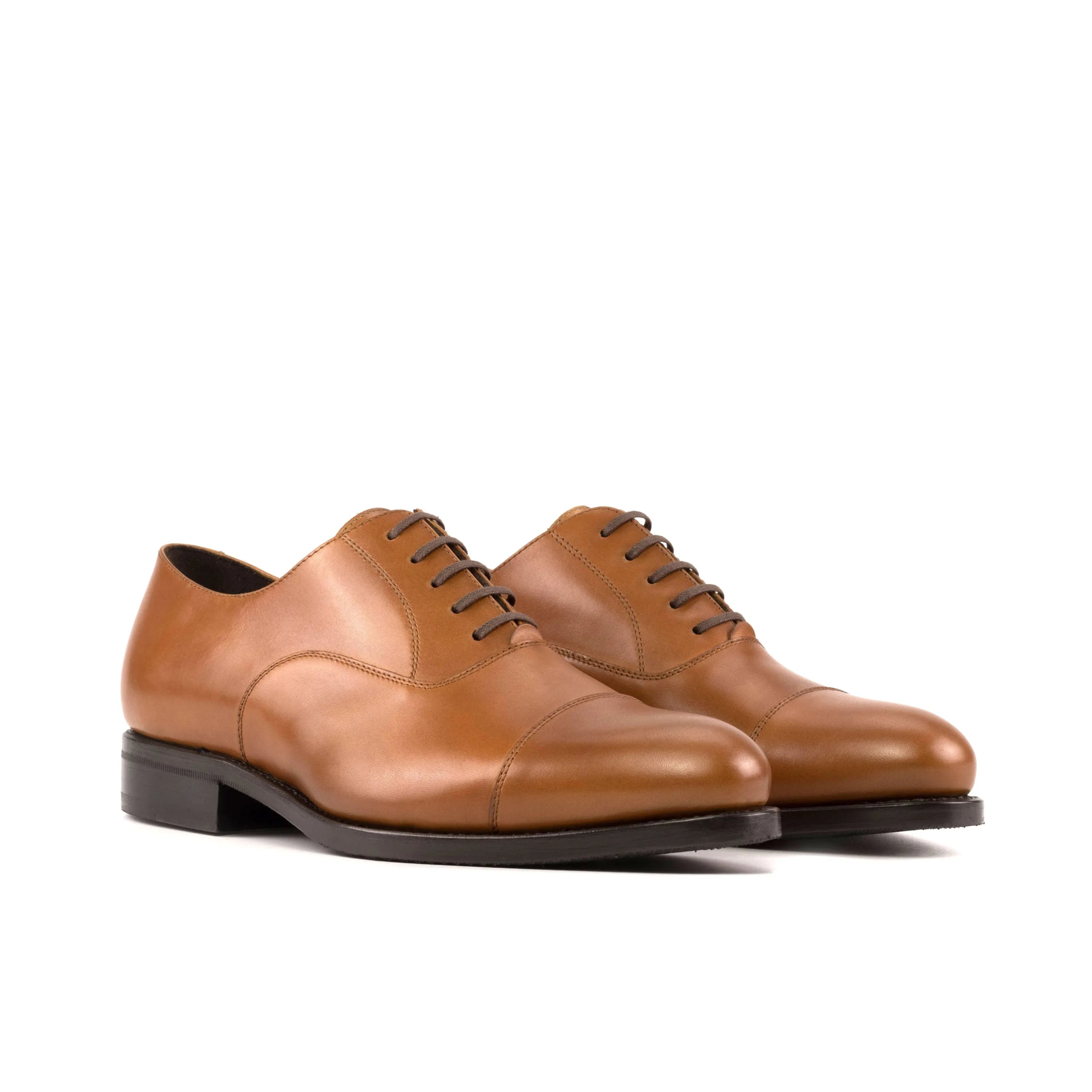 Brown leather dress shoes from Klavio Oxford Shoes in a sophisticated design