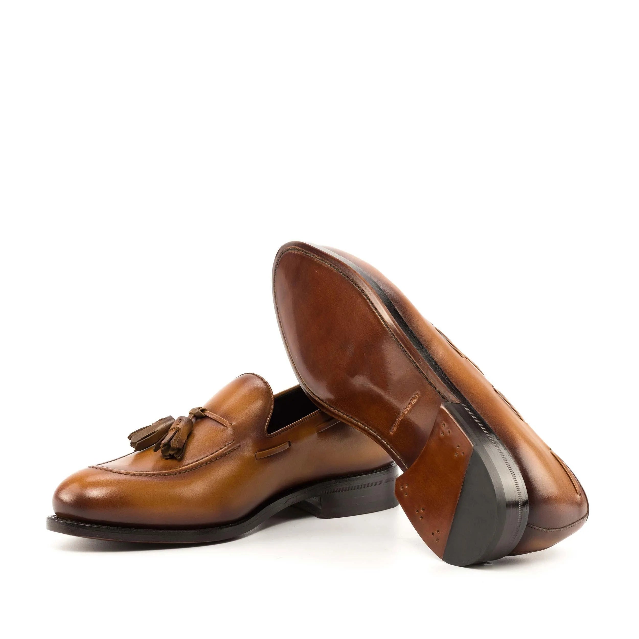Brown leather tassel loafers from Leon Loafers for business days in the fast lane