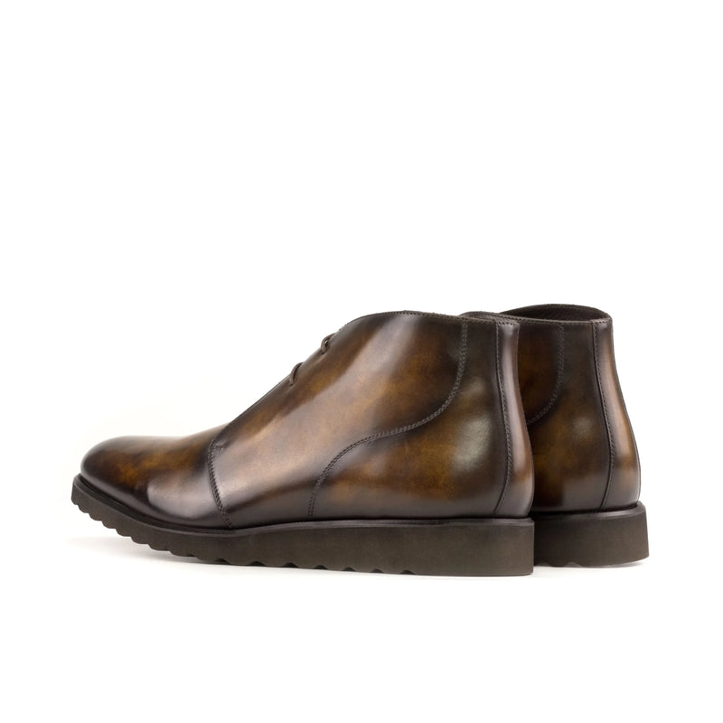 Lopez Patina Chukka Boots II in brown leather with dark sole and laces