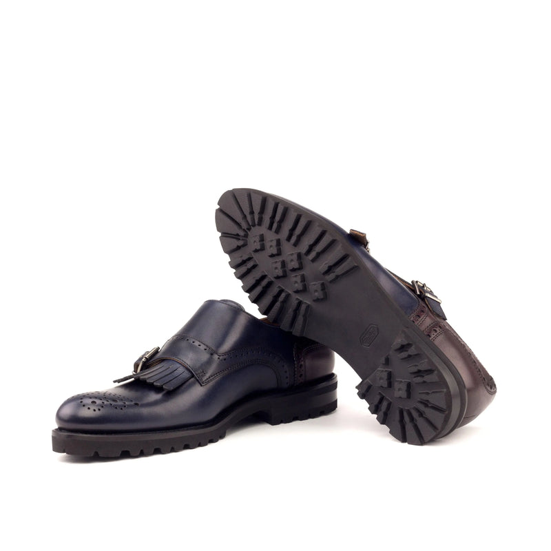 Leather Monk Strap Shoes from Maryet Kiltie Ladies featuring Painted Calf design