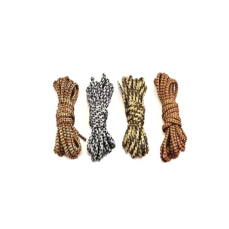 Bundled patterned shoelaces for Mens Hiking Boots enhancing style and durability
