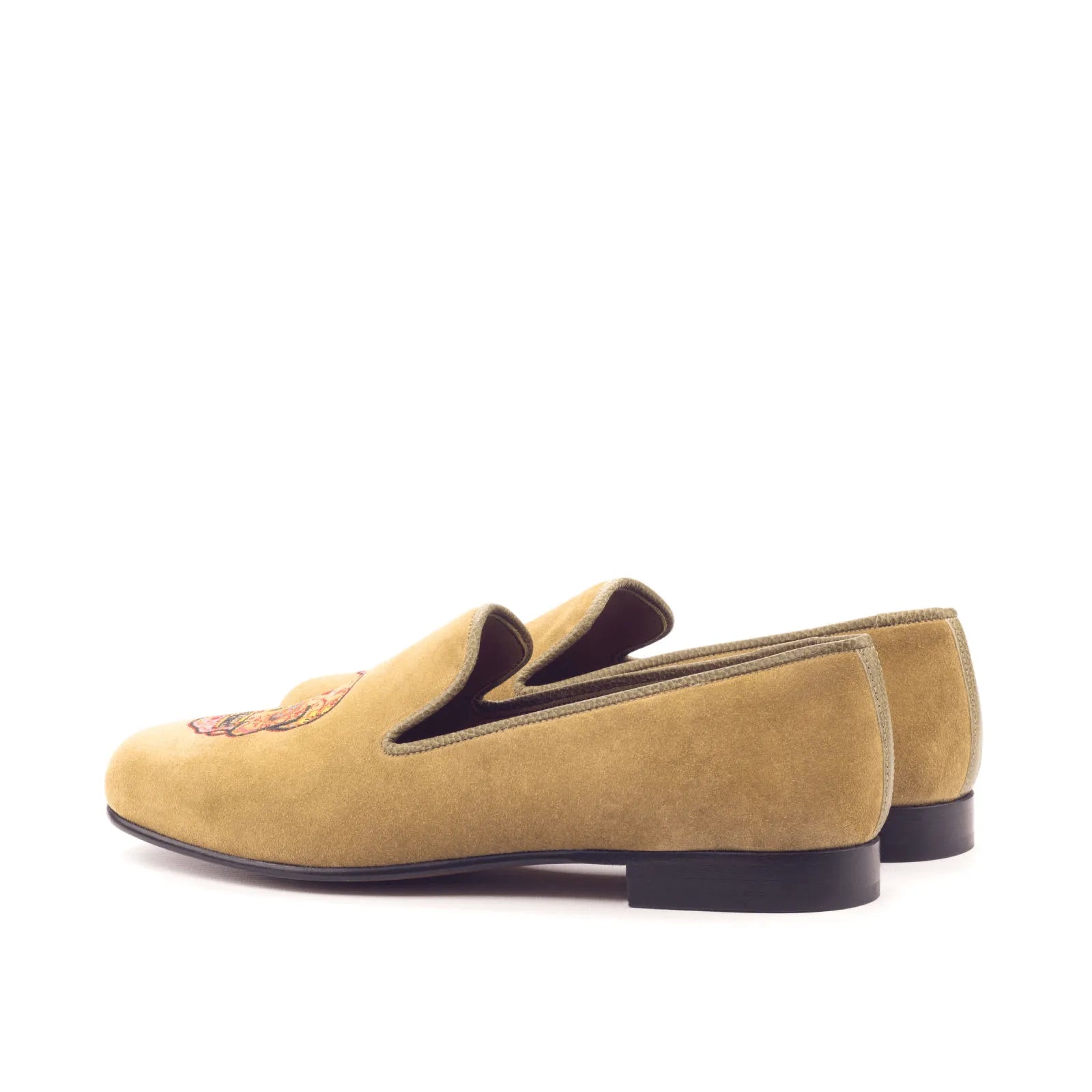 Tan suede Mizrable II Wellington slip on, a pair of luxury bespoke shoes for men