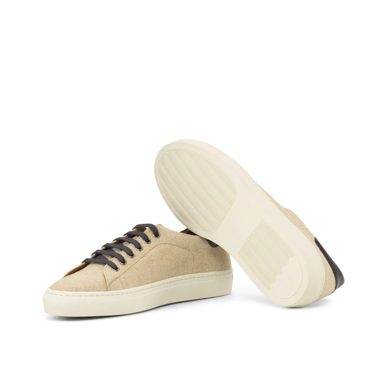 Beige suede Nastas Top Sider Sneaker, a stylish cupsole trainer for everyday wear