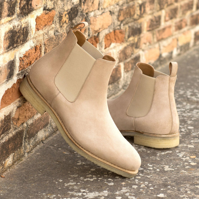 Bottines Chelsea Homme En Daim Synthétique - Lacets, Semelle Légère, Tailles 40 à 47, Style Décontracté - 12