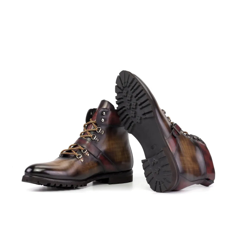 Leather Orizaba Patina Hiking Boots designed for durability and comfort on outdoor trails