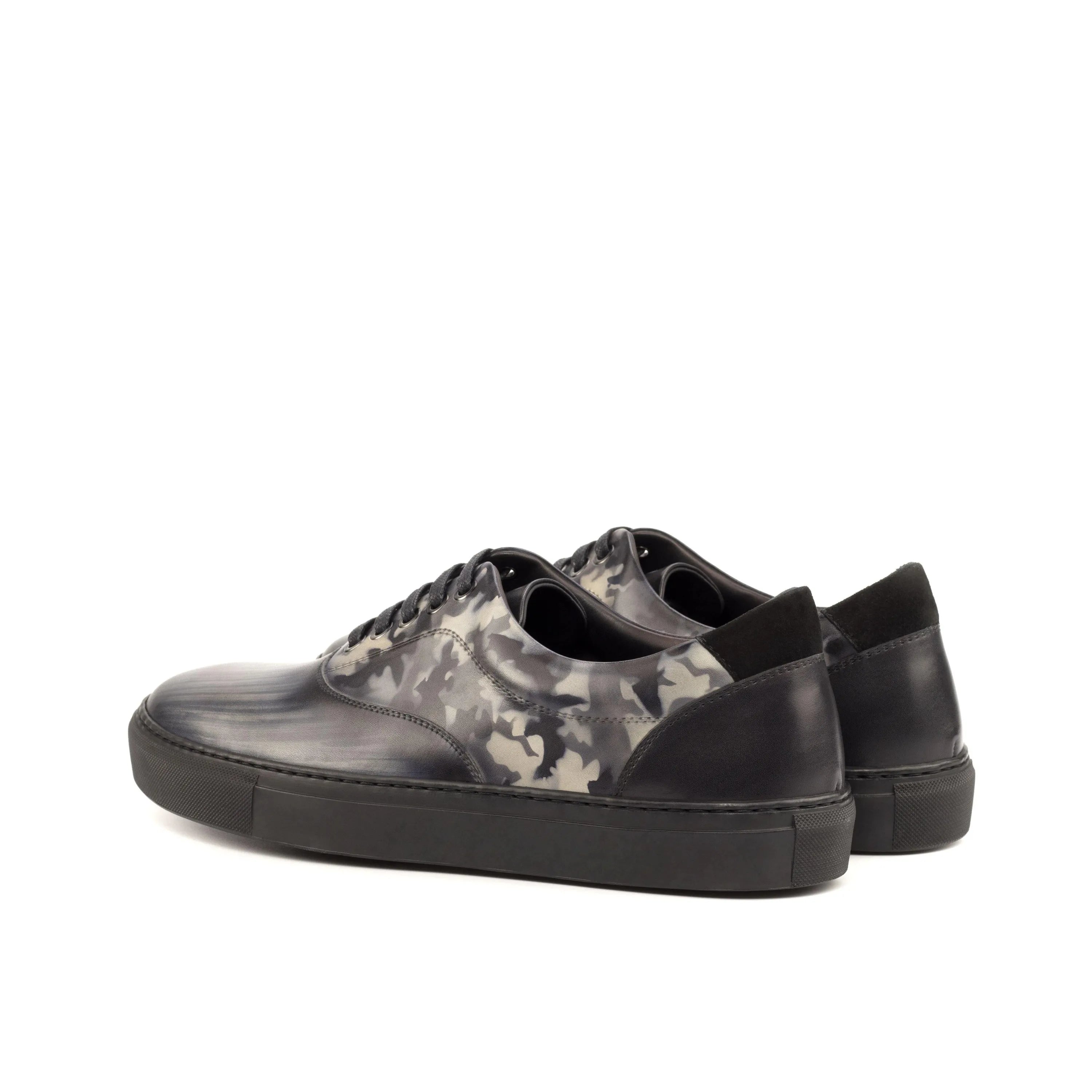 Camouflage leather Sita Top Sider Patina Sneaker showcasing stylish patina shoes