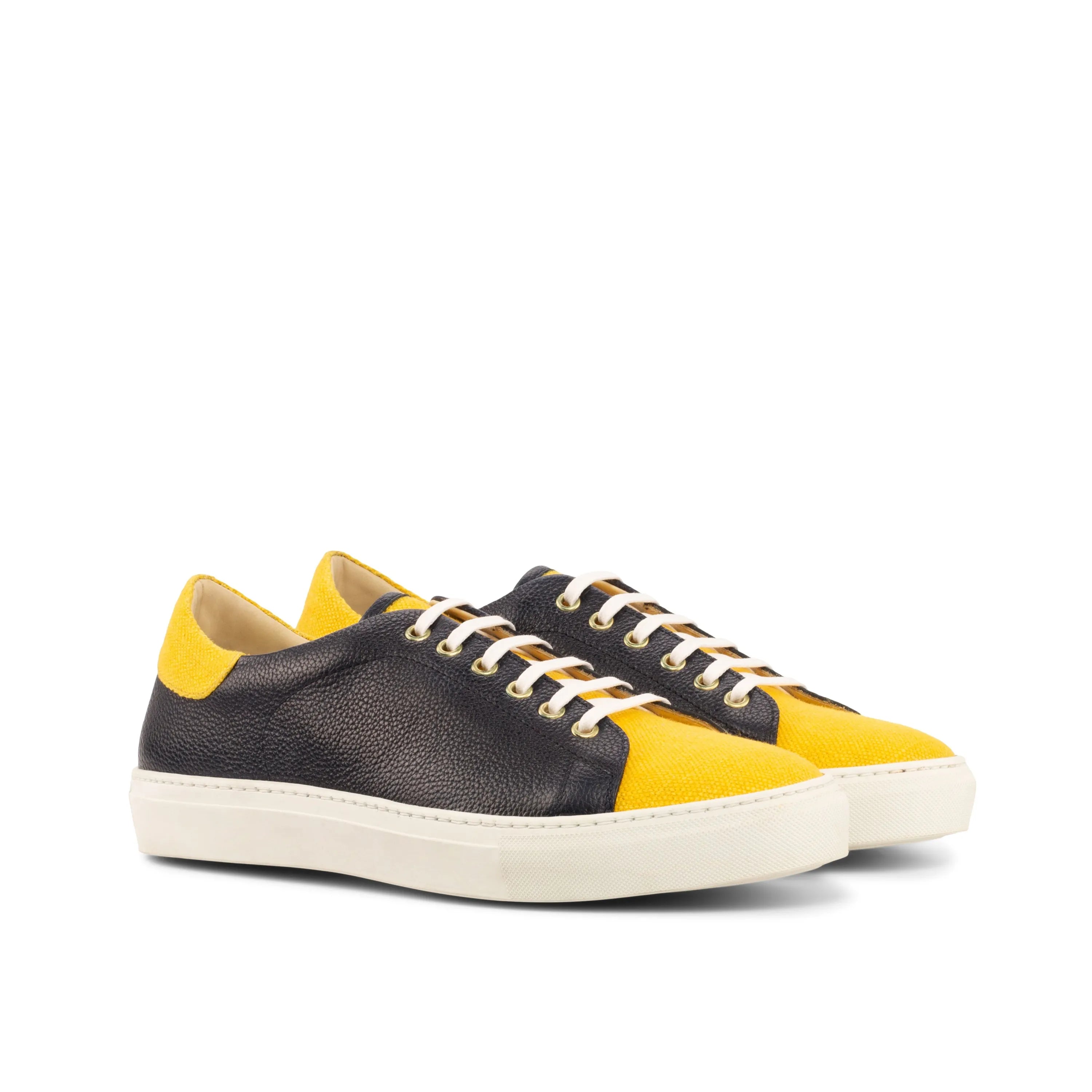 Two-toned leather sneakers from Tima67 Trainer collection, perfect for casual style