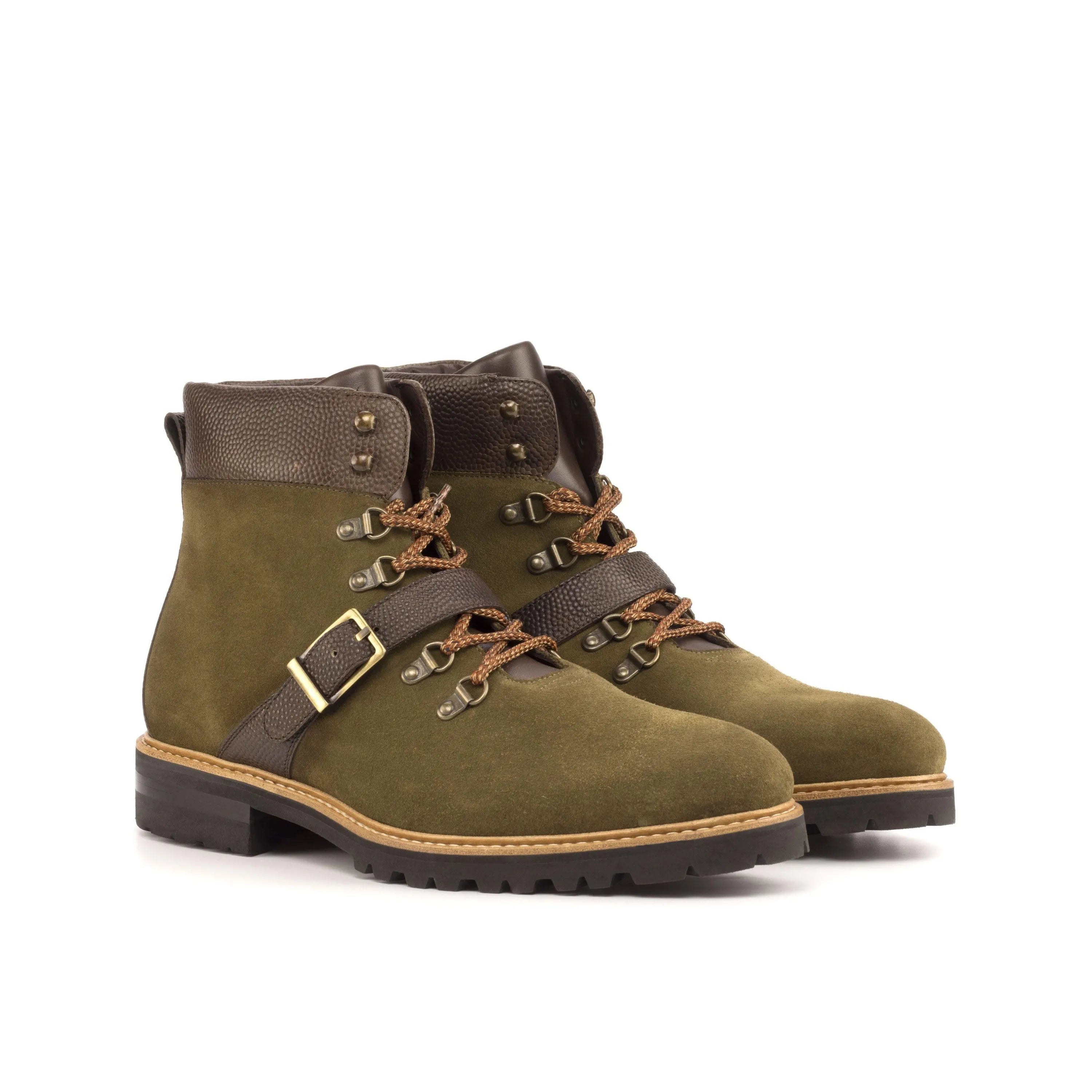 Olive green leather Timas Hiking Boots II design for durability and comfort