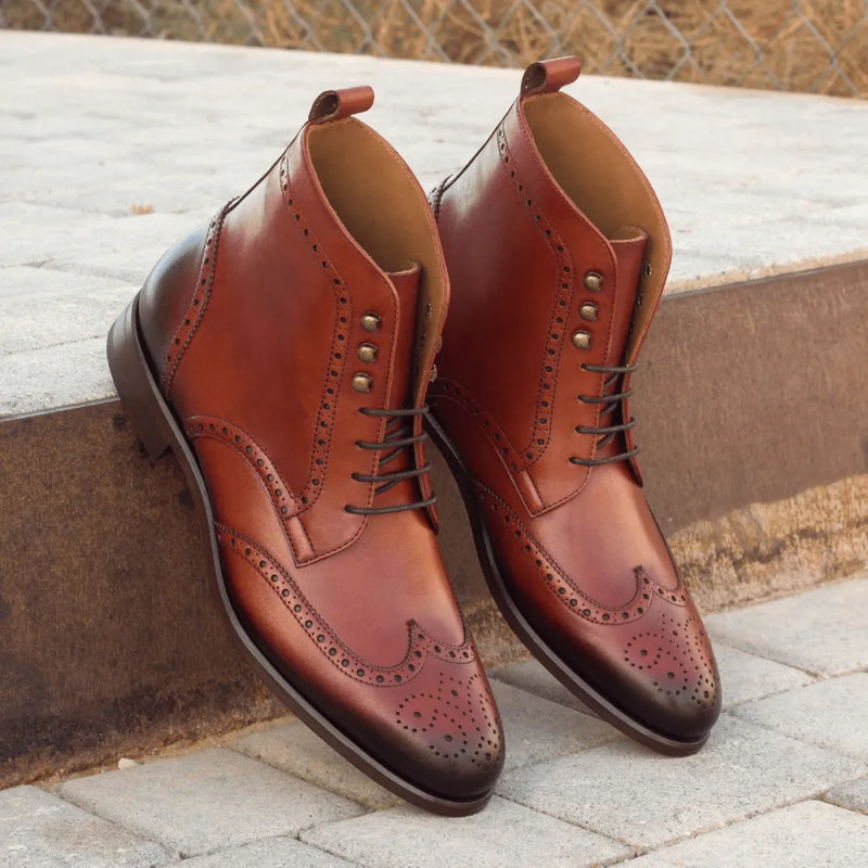 Timon Military Brogue Boots - Men Dress