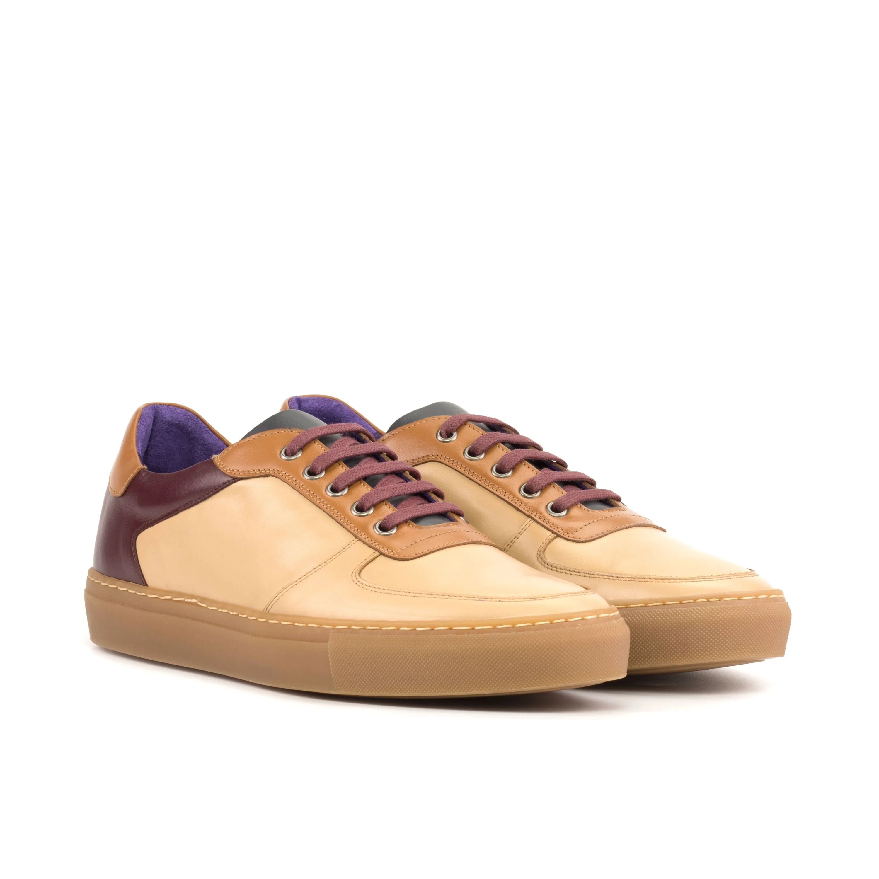 Topaze Low Top Sneaker in nappa leather, stylish trainer sneakers for casual wear